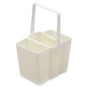 Tre lavelli pennello per pittura secchio per lavaggio pennello per penna ad acquerello barile portatile pennello per pittura rondella per disegno forniture d'arte 1