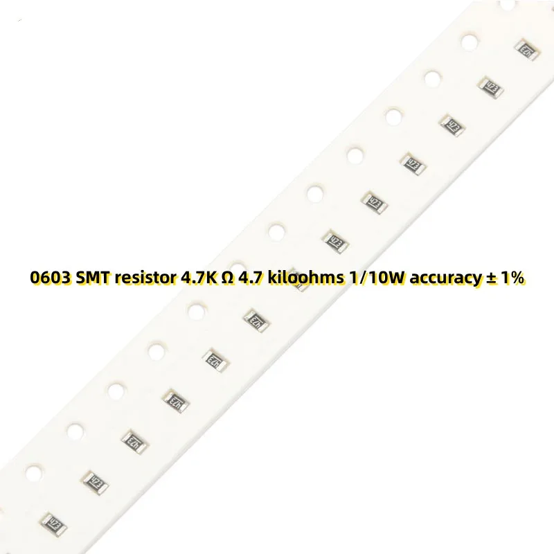 

1000 шт. 0603 Φ 4,7 K Ω 4,7 килоом 1/10 Вт точность ± 1%