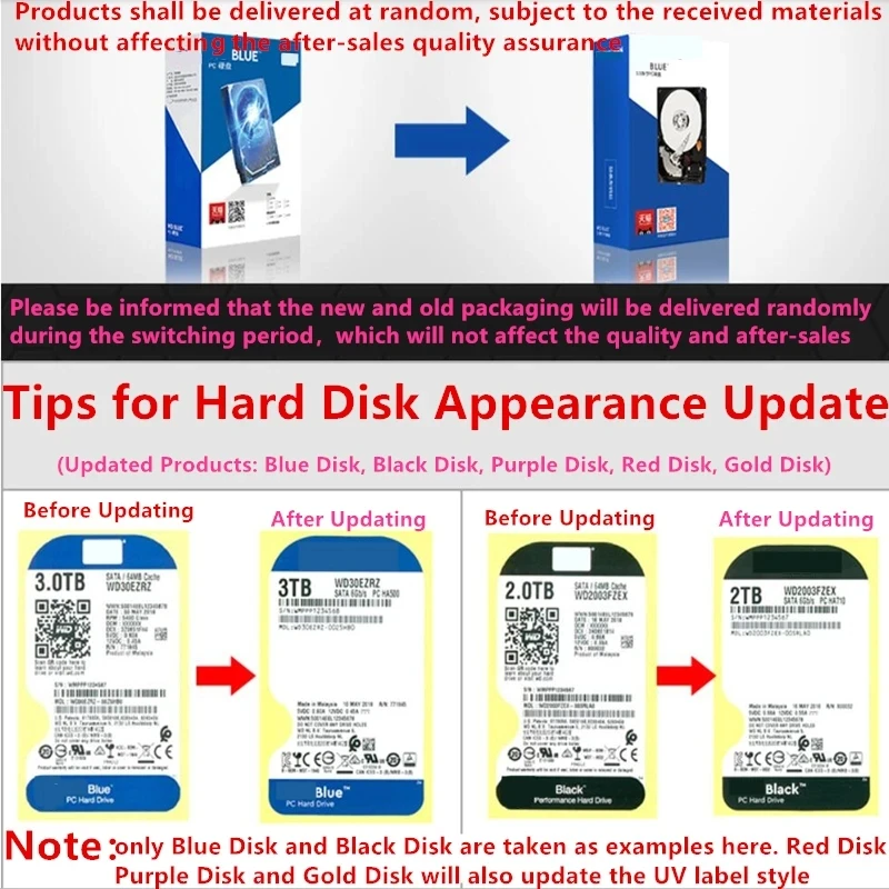 New Original HDD For WD Black 4TB 3.5" SATA 6 Gb/s 256MB 7200RPM For Desktop Computer Hard Disk WD4005FZBX
