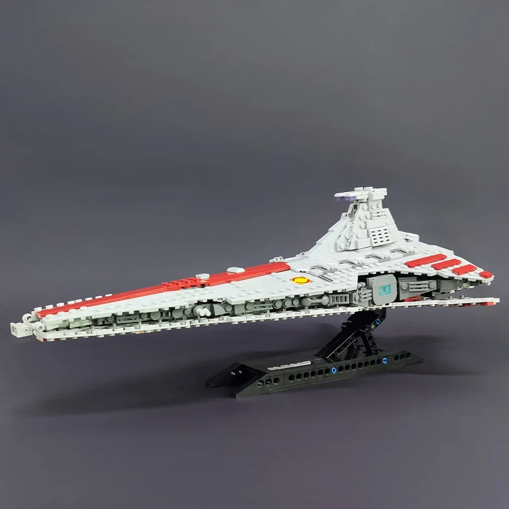 Moc Venator Attack Cruiser Fighter Destroyer Brick Technical Model Building Star Blocks Space Ship Toys