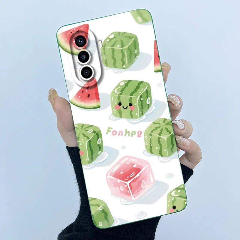 Cute Panda Girl Cat Anti-Drop Liquid Silicone Phone Back Cover