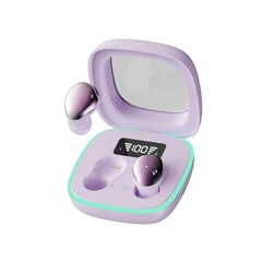 Ultra - Compact Touch - Control Wireless Earbuds with High - Fidelity Stereo Sound (PURPLE)