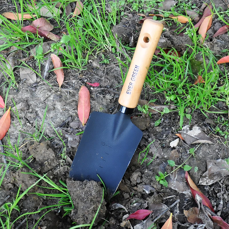 Carbon Steel Garden Shovel Flower Planting Shovel Garden Tool Bonsai Shovel Gardening Hand Tools For Garden Home Plant Tool✈✈✈ 3
