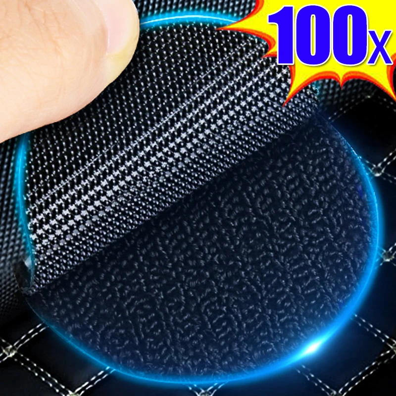 

Carpet Fixing Stickers Pads Double Sided High Adhesive Car Carpet Fixed Patches Home Floor Foot Mats Anti Skid Grip Tape Sticker
