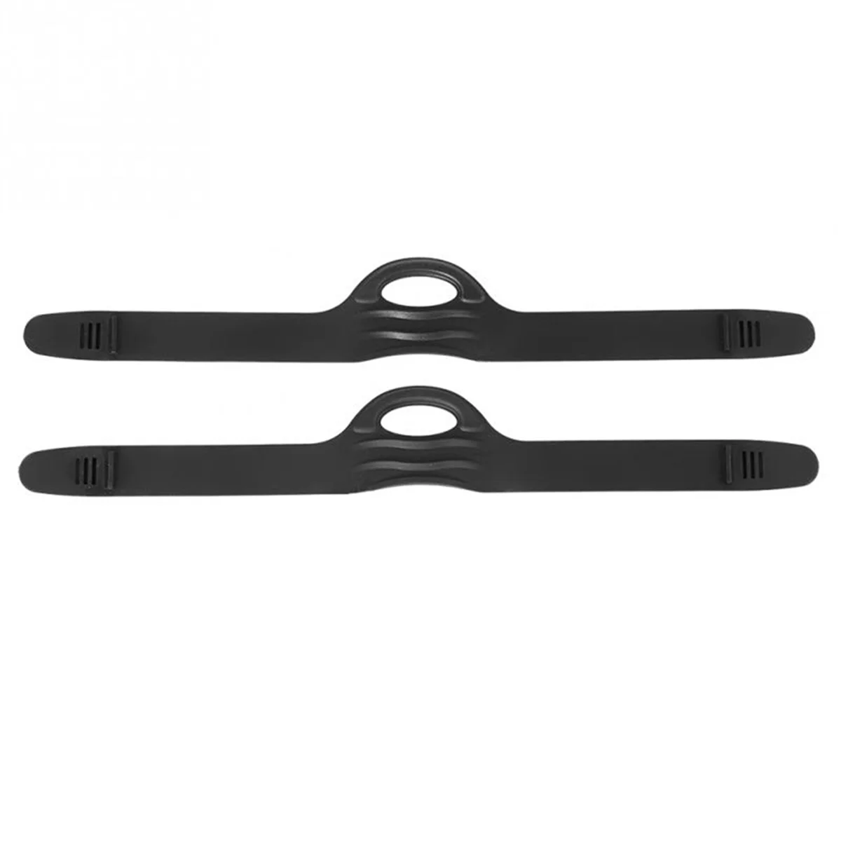 BAAU 2 Pair Quick Release Universal Adjustable Swimming Fins Strap Rubber Fin Flippers Strap Swimming Scuba Diving Fins,M