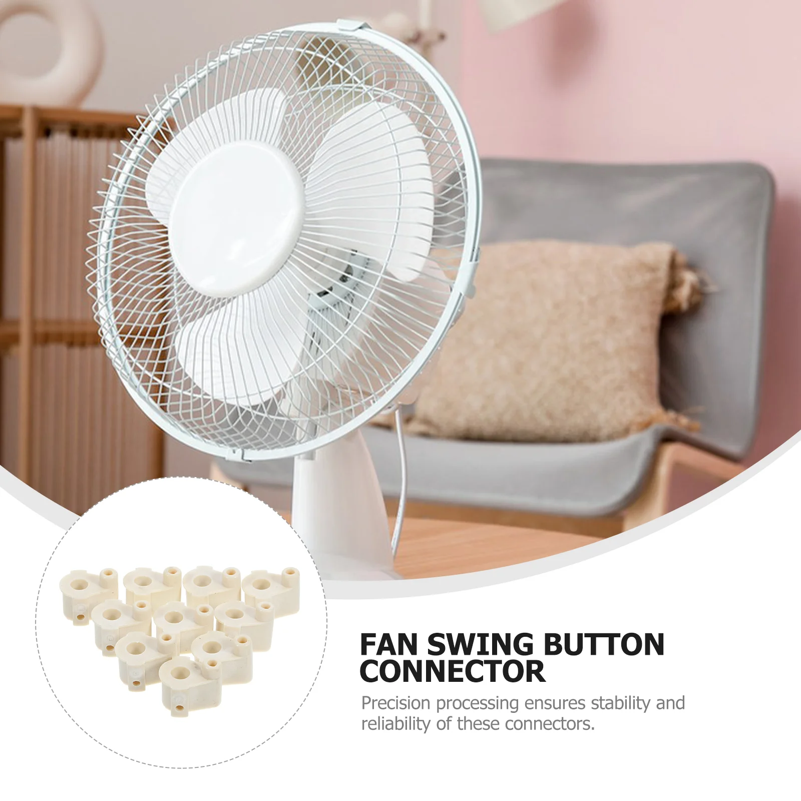 20 Pcs Motor Connector Buttons Electric Fan Swing Shaft Connection Accessory Knob
