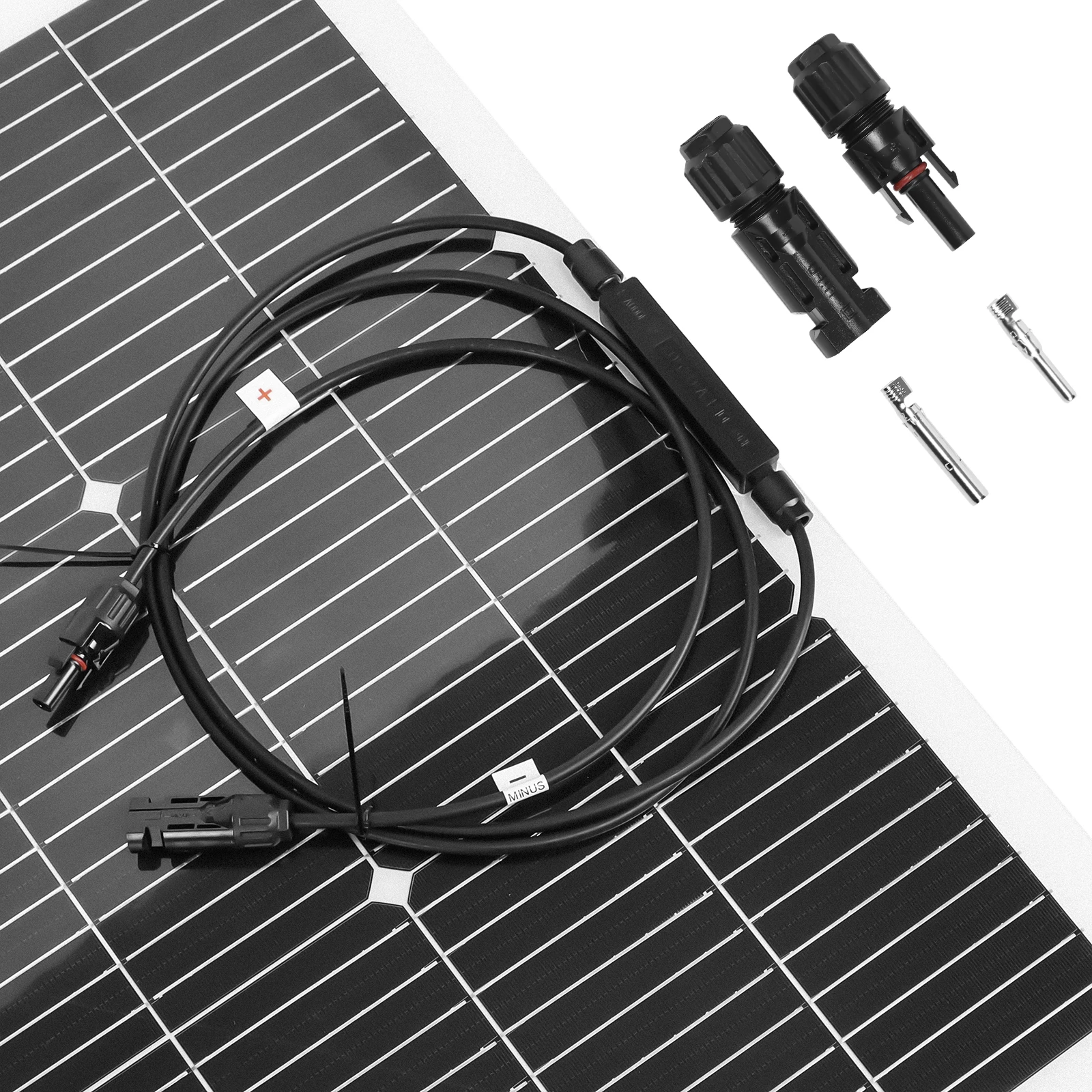 100W 120W 18V Flexible Solar Solar Panel Kit Complete with 30A Charger Controller for Camping 12V Fotovoltaic System solar panel kit