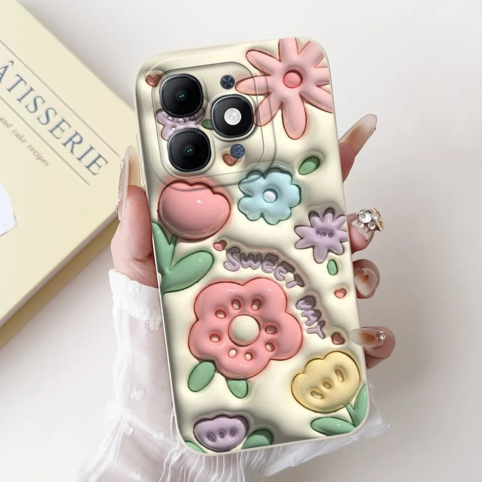 Silicone Luxury Cartoon Painted Shockproof Bumper Case - Fashionable and Durable Phone Cover
