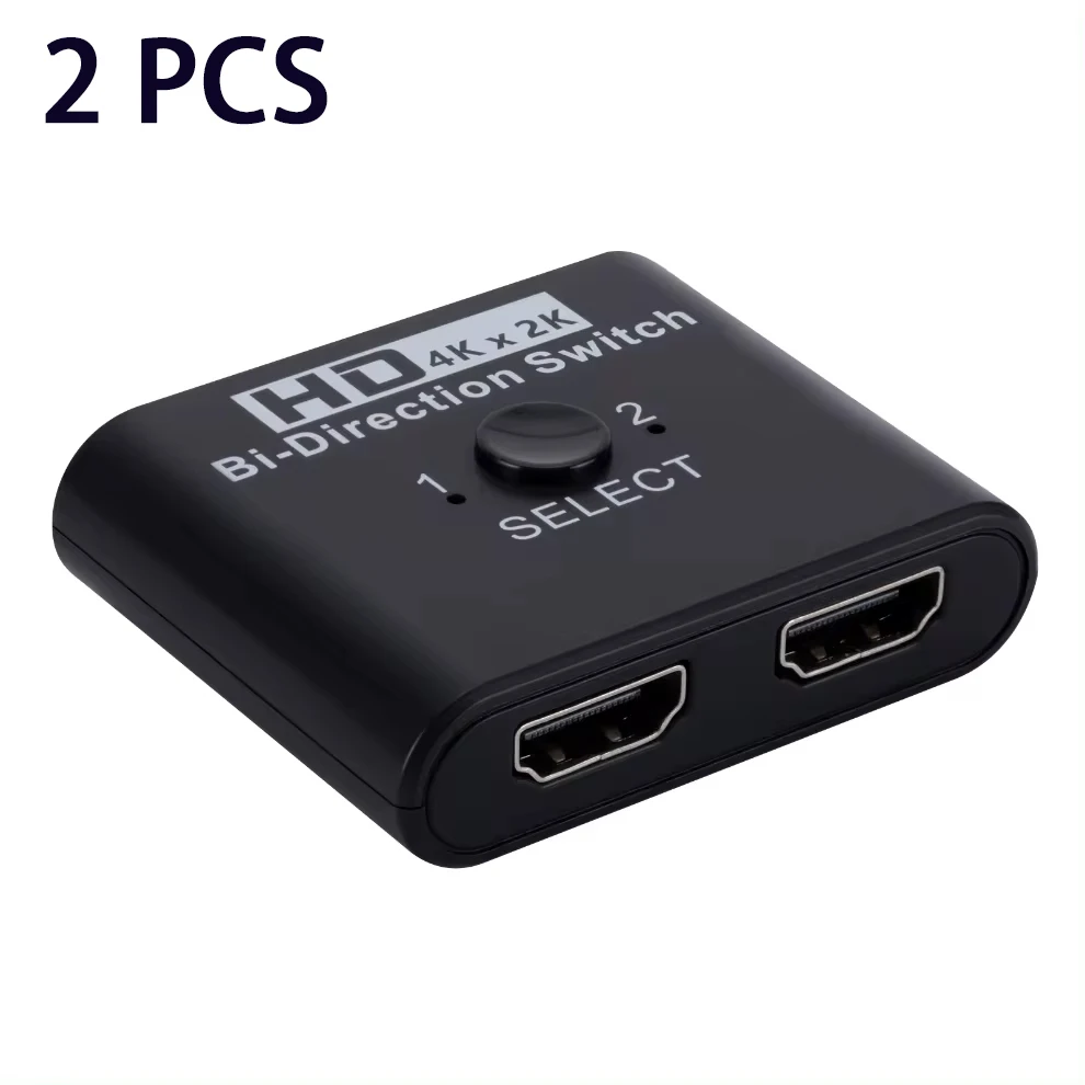 Ultra HD Bi-Directional 2-Port HDMI Splitter & Switch for Devices to Display Adaptation