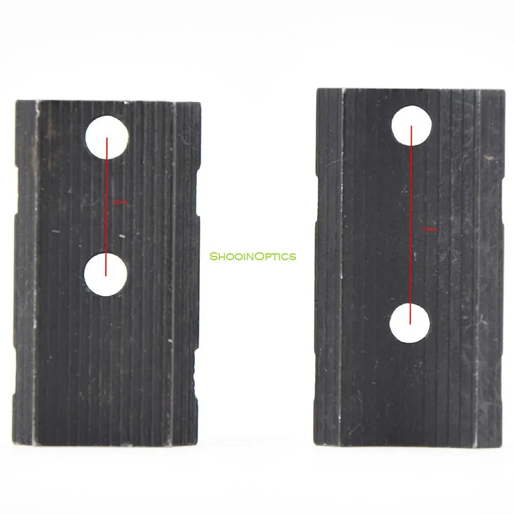 Shooin Optics Scope Red Dot Sight Collimator Mount 20mm Base For R700 2pcs (8-40)