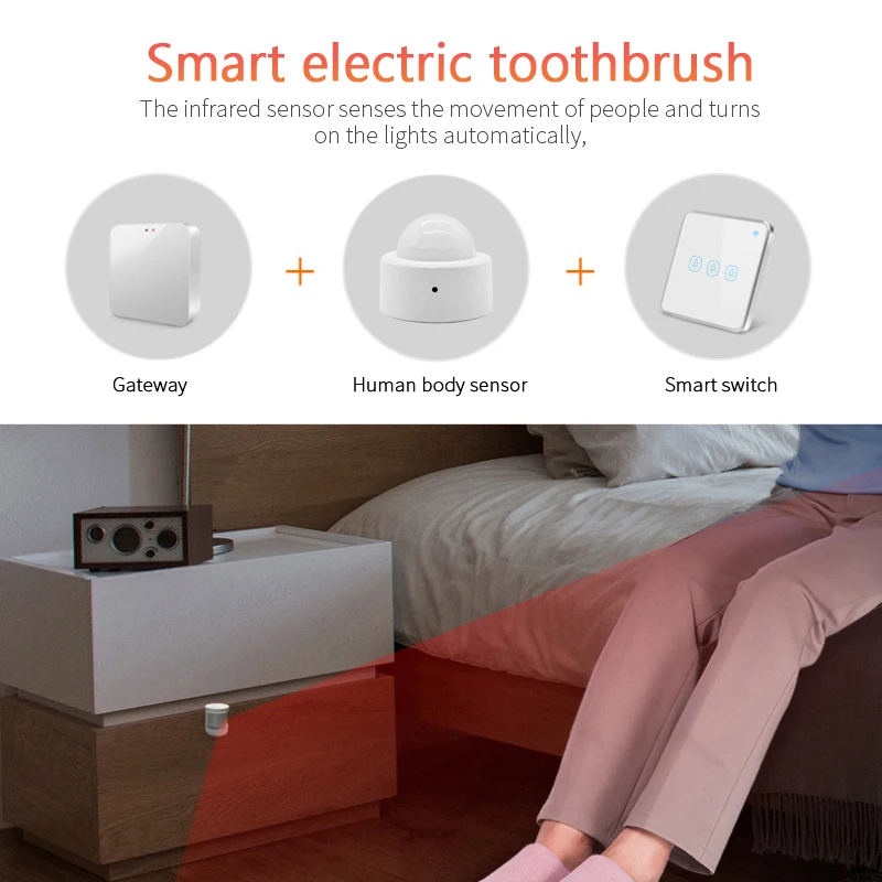 Zigbee3.0 투야 스마트 신체 움직임 감지기, 미니 PIR 모션 센서, 무선 인체 센서, 투야 게이트웨이 작동