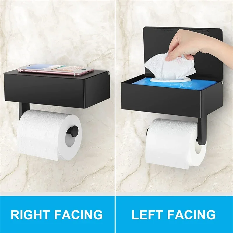 Wall Mount Toilet Paper Holder Bathroom Tissue Accessories Rack Holders Self Adhesive Punch Free Kitchen Roll Paper Accessory toilet paper rack toilet paper holder toilet roll holder tissue holder