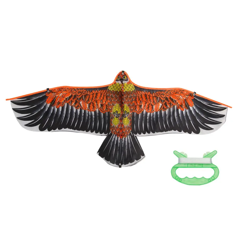 Flat Eagle Kite With 30 Meter Kite Line Children Flying Bird Kites Windsock Outdoor Toys Garden Cloth Toys For Kids Gift 2