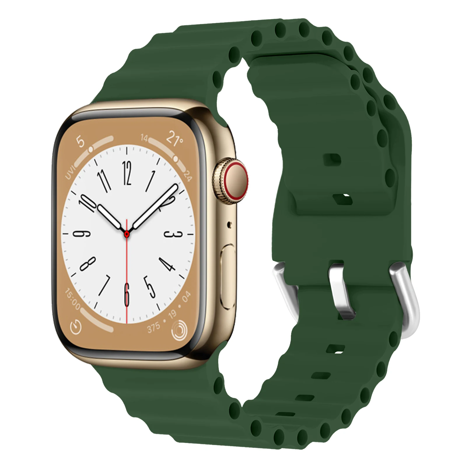 Ocean Silicone Band for Apple Watch - Stylish and Durable Strap for All Models