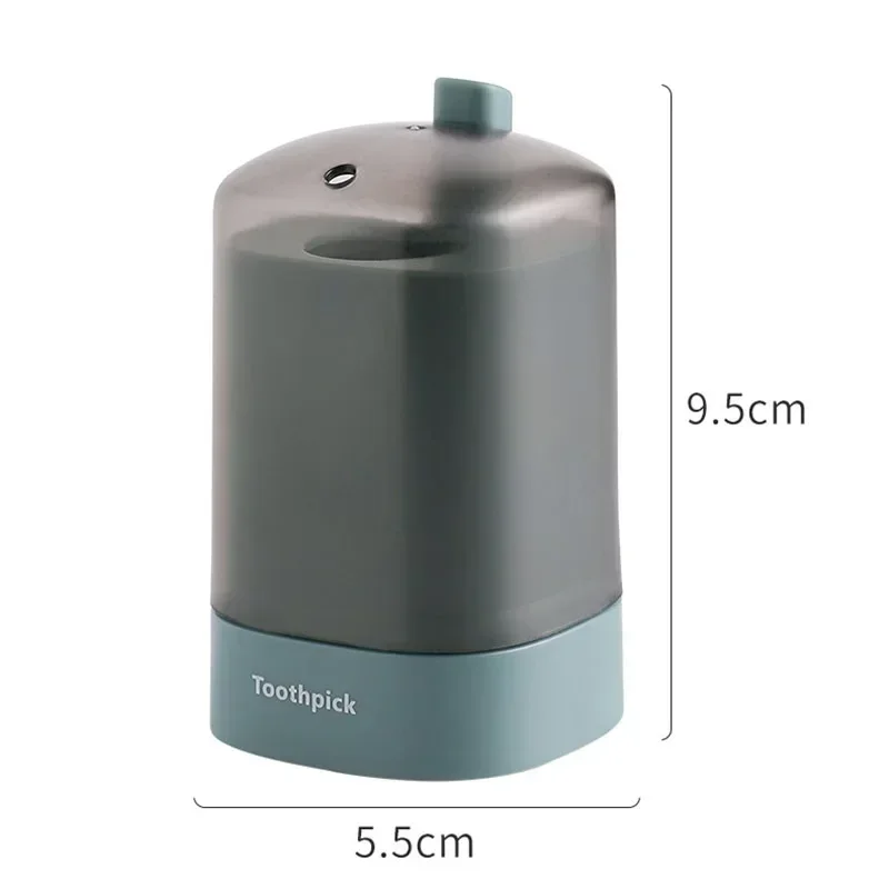 자동 팝업 이쑤시개 상자 면봉 이쑤시개 홀더 디스펜서 홈 거실 치아 선택 홀더 컨테이너 보관 상자
