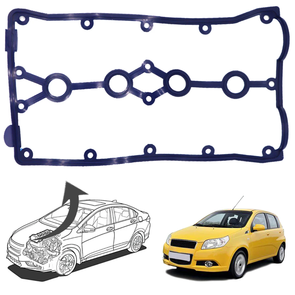 Valve Cover Gasket Chevrolet-Aveo Aveo5 Pontiac-Daewoo Lanos Kalos Lacetti Nubira 96353002 2004 2005 Auto Styling Parts