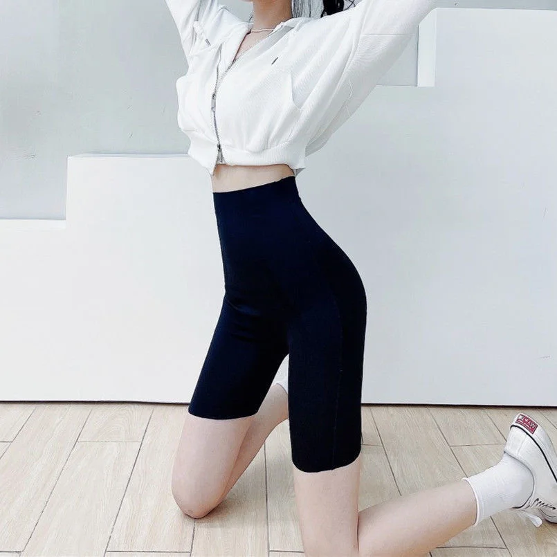 Women's Outer Wear Sports Belly Underwear Casual Cycling Pants Hip Lifting Yoga Casual  Sports Running Fitness Pants Women