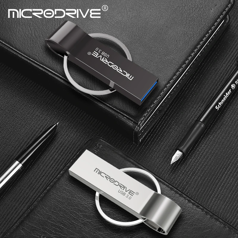금속 USB 플래시 드라이브 펜드라이브 16GB 32GB 64GB 고속 메모리 스틱 USB3.0 디스크 128GB 방수 키링