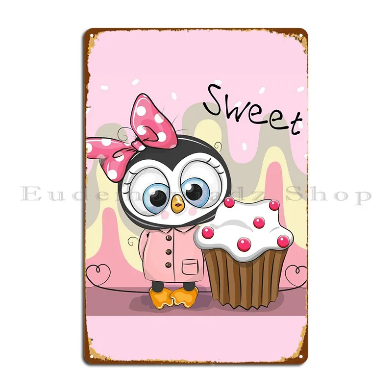 

Сладкий Пингвин, кекс, металлическая фотопещера, Настенный декор, печатный фотопостер