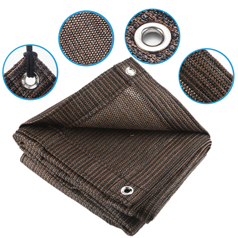 Description Picture 4 of itemThicken Coffee Sunshade Net Outdoor Patio Sun Shade Sail Anti-UV Pergola Canopy Balcony Terrace Sun Shelter Home Car Shed Awning