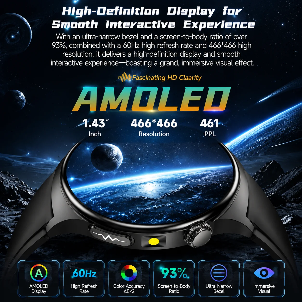 2026 NEW Professional Health Watch ECG+PPG Body Blood Lipid Blood Pressure Uric Acid Health HD Call Flashlight Smart Watch Men 2