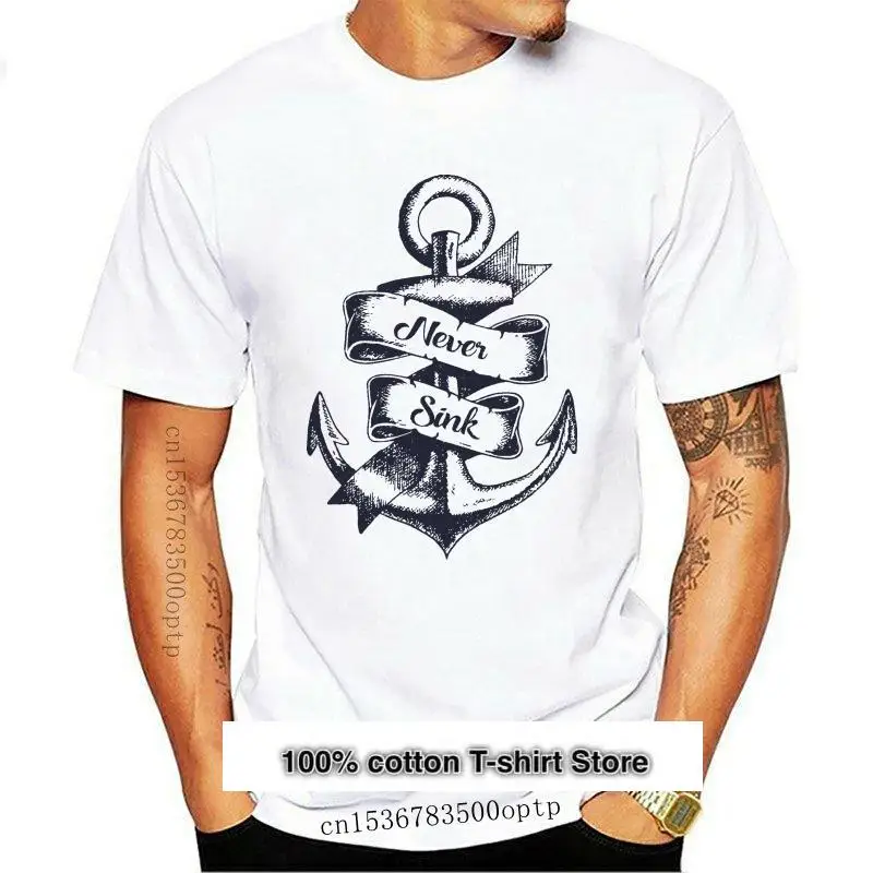 Nueva Ancla Camiseta Iv Deportes Velero Vela Capitàn Formaciacial Ul Nico De Los Hombres De Algodon De Manga Corta Camiseta De