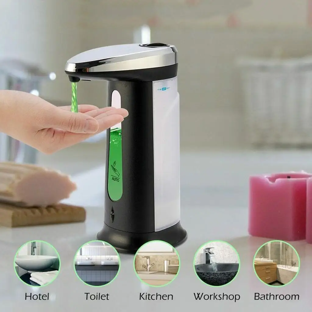 Automatic Soap Dispenser IR Sensor Dispensing for Kitchen Bathroom