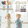 Make A Wind Chime 12 Pack Kids Spring Crafts For Kids Kids Spring Projects Unfinished Wooden Coloring Ornaments Create Cat 3