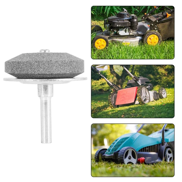 Outil Affûtage Tondeuse Set De 3 Aiguiseurs De Lame SANON Pour Tondeuse à Gazon - Pierre à Aiguiser Multi-Usage Universelle | Jardin & Outils Pierre Abrasive Haute Dureté