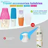 Leak Proof Cover Silicone Cosmetic Leakproof Sleeve Toiletries Container Shampoo Conditioner Bottle Anti-leak 3