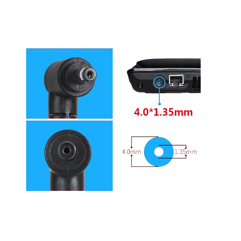 Adaptador de Alimentação do Carregador do Portátil da ca Asus Adp33aw S200e X202e X201e Q200 S200l S220 X453m F453 X403m 33w 4.0x1.35 mm 19v ca - Imagem 6