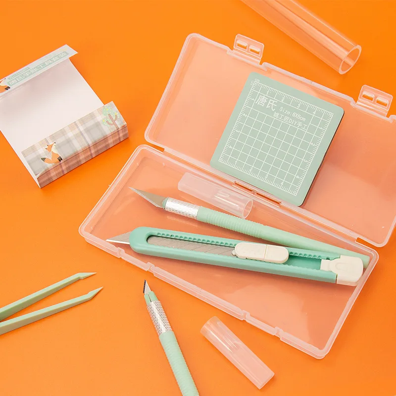 5개/세트 전문 스크랩북 도구 세트 - 조각칼, 미끄럼 방지 매트, 정밀 핀셋 및 디테일한 종이 공예용 펜