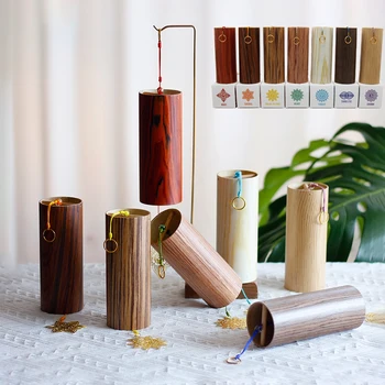 Campanelli eolici da meditazione campane tibetane curative campanelli eolici all'aperto campana musicale colorata strumenti a percussione professionali 1