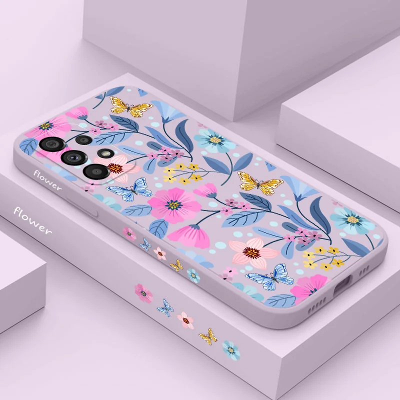 Miss Pattern Case For Samsung A54 A34 A14 A15 A25 A35 A55 A24 A73 A53 A33 A23 A13 A03 A03S A72 A52 A52S A32 A12 A04S A04 5G