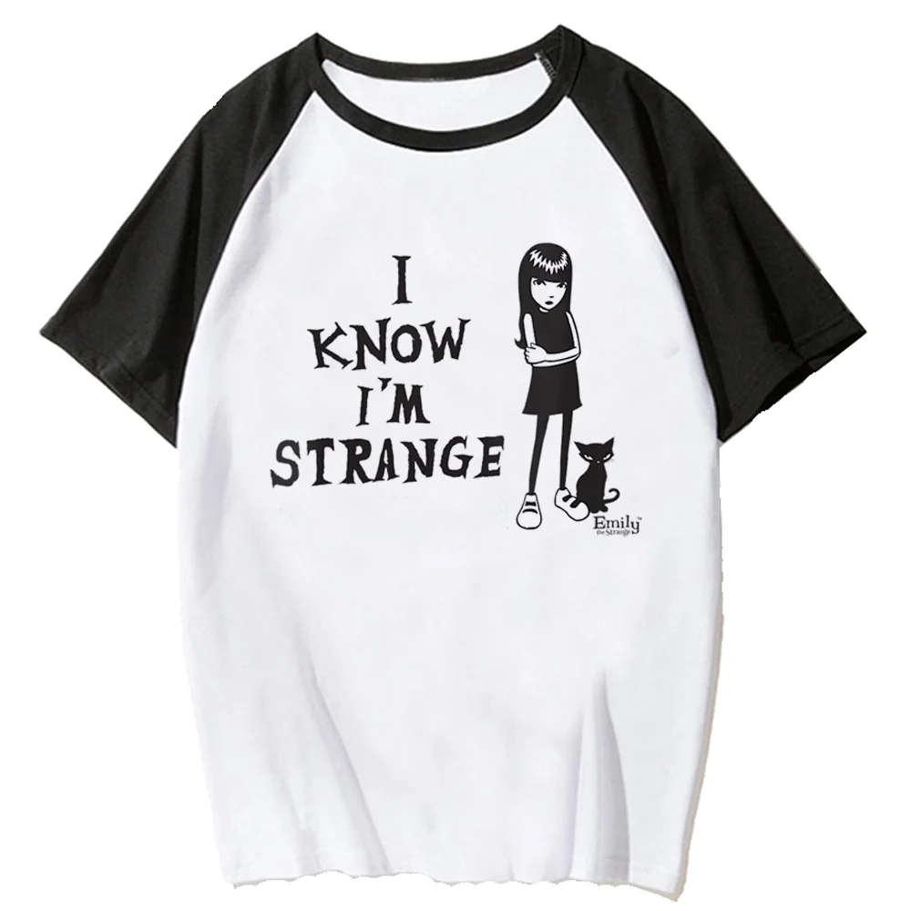 Emily The Strange Top Men Designer Tshirt Maschile Manga Funny Designer Clothes