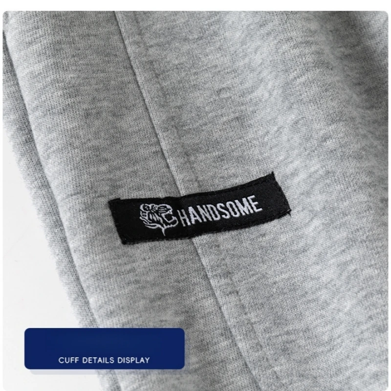 بنطلون رياضي للأطفال من 2 إلى 6 سنوات لربيع 2026، بنطلون رياضي للأولاد باللون الأزرق الداكن مع نقوش حروف أبجدية ورباط عند الكاحل