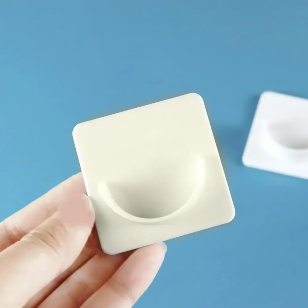 4Pcs Shower Rod Holder With Strong Adhesive Waterproof Strong Load-bearing Easy To Install No Drilling Shower Curtain Rod Holder