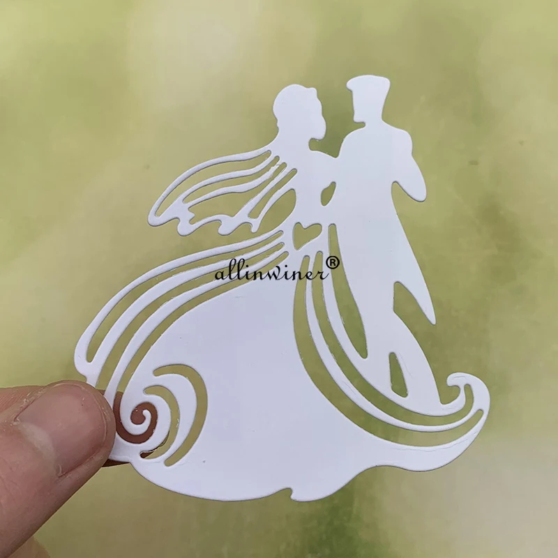 

Металлические Вырубные штампы для невесты и жениха для рукоделия скрапбукинга альбома бумаги открытки, декоративные поделки тиснение вырубки