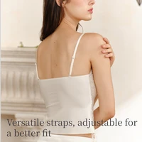 SUJIIN Sexy Lace Camisole Tank Tops Women 2025 Summer Sleeveless Beautiful Back Top Lady Simple Casual Tees Woman Clothing XD001 - Image 2