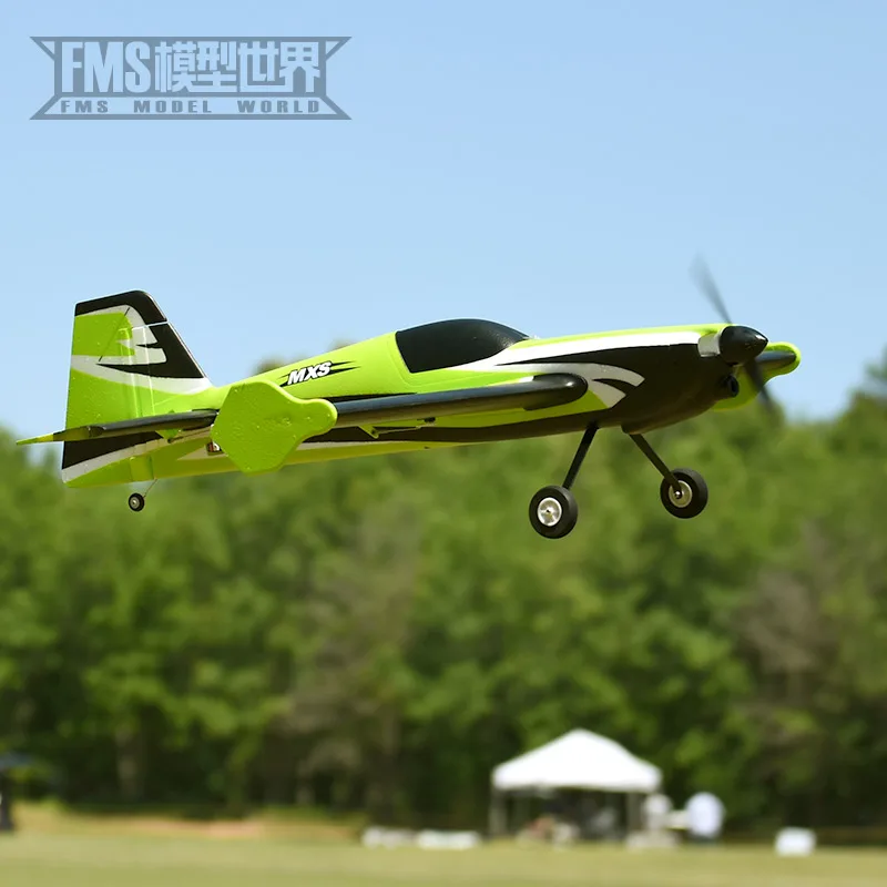 Fms 모델 1100mm Mxs V2 업그레이드 된 시뮬레이션 스턴트 3d 스포츠 기계 원격 제어 브러시리스 모터 항공기 고정 날개 모델