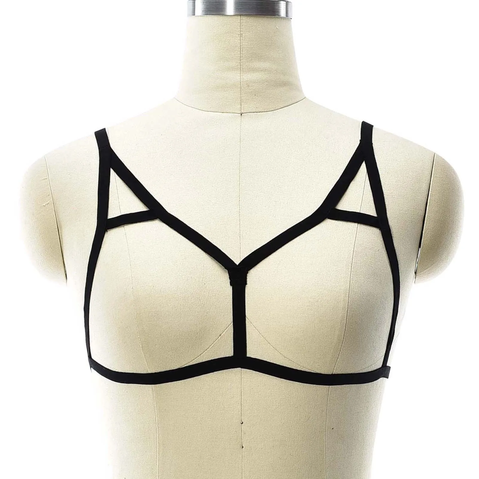 Lingerie Women Sexy Lace Up Bra Black Cutout Adjustable Pregnancy Shirt Valentines Day