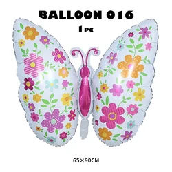 Vibrant Butterfly & Flower Helium Foil Balloons for Celebrations and Decor (Flower butterfly)