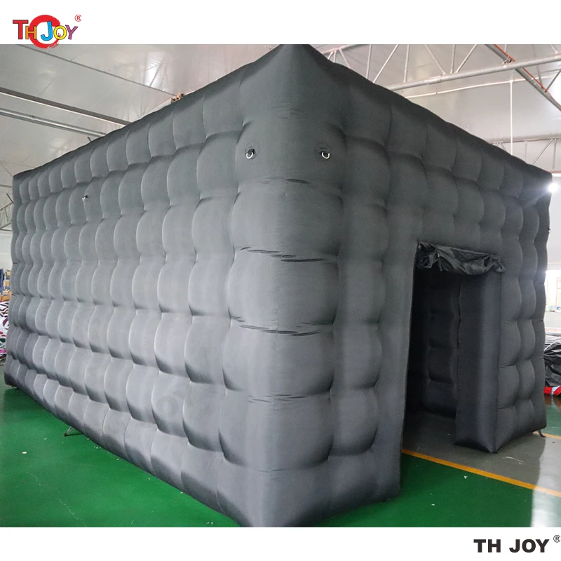 Tente De Fête Gonflable Géante - Cube Blanc 15x15x14 Ft - Boîte De Nuit événement