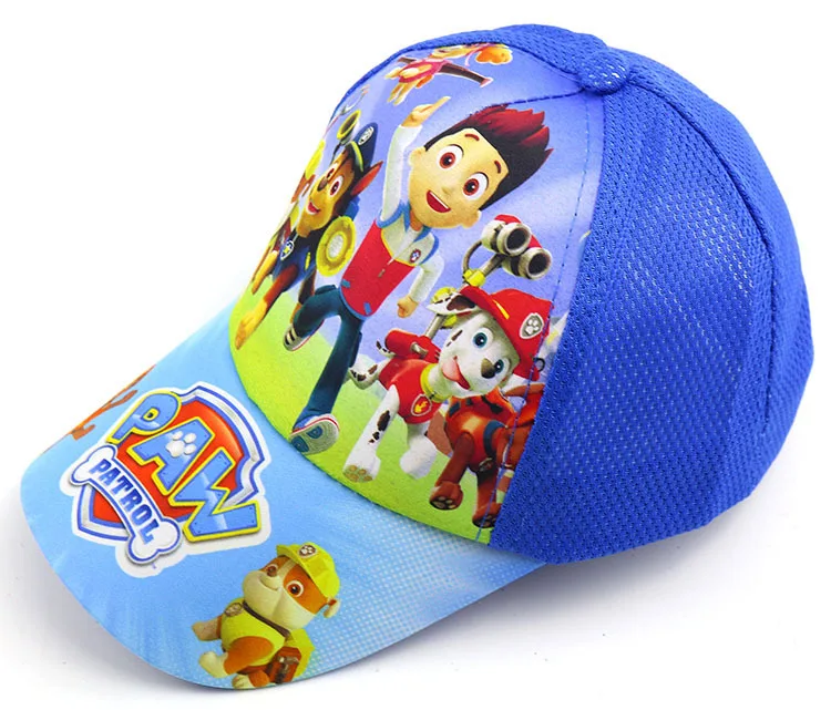 Paw Patrol Chase Marshall Rocky Skye Cartoon Hat Anime Peripherals Movie Figures Print Baseball Cap Children Birthday Gifts