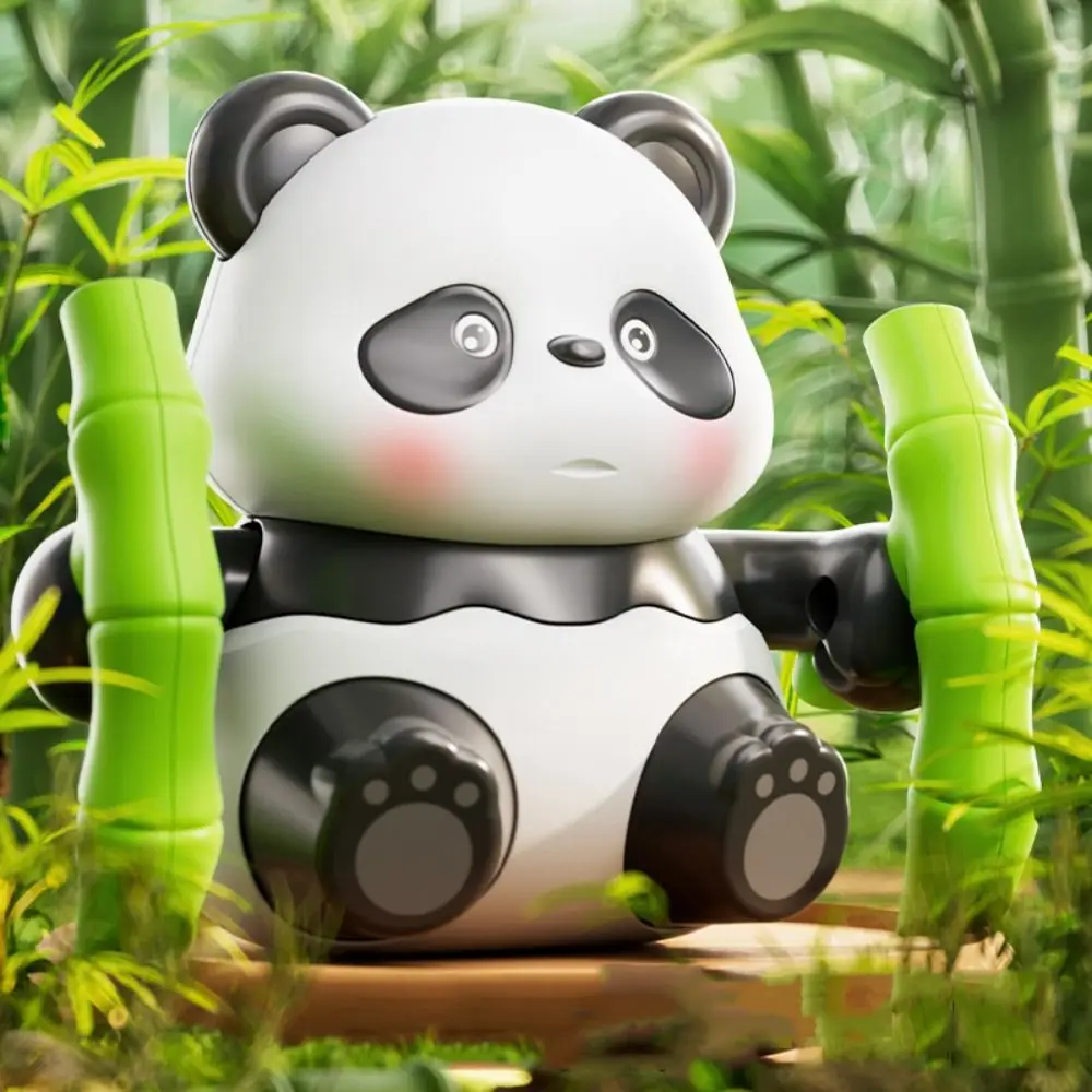 Swing Forward Panda Clockwork Toys Movable Interactive Anime Panda Wind-up Toy Funny Cute Swing Walk Crawling Toys Kindergarten