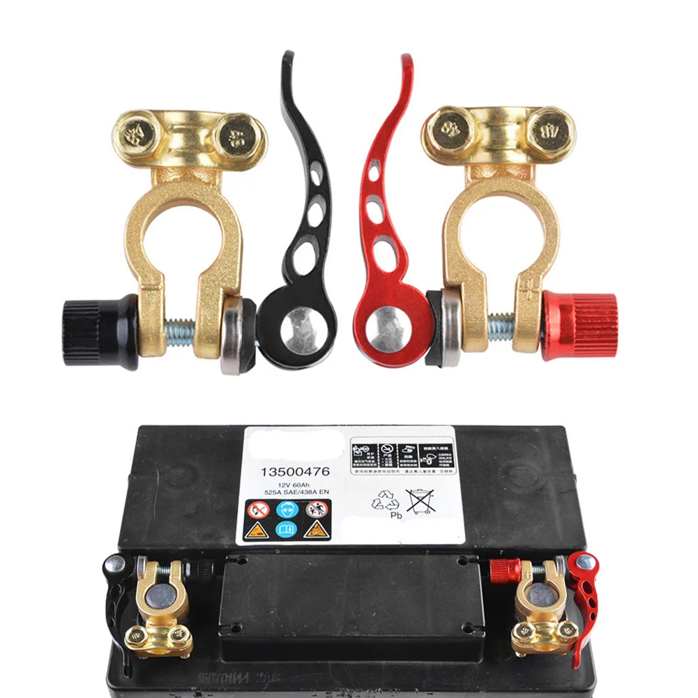 1 Paio Di Cavi Automatici A Sgancio Rapido Connettori Per Auto Batteria Per Auto Cavo Principale Morsetto Morsetto Collegamento A Vite Per Camion Auto