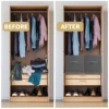 Foldable Fabric Storage Cubes Drawer For Closet And Toys Storage Home Supplies Clothing Underwear Storage box 5