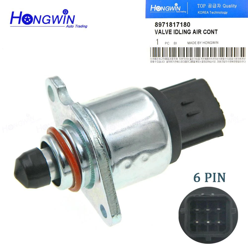 8-97181718-0 IAC Idle Air Control Valve For Holden RODEO RA 3.5 6VE1 Fits Mitsubishi Eclipse Chrysler Dodge Isuzu 8971817180