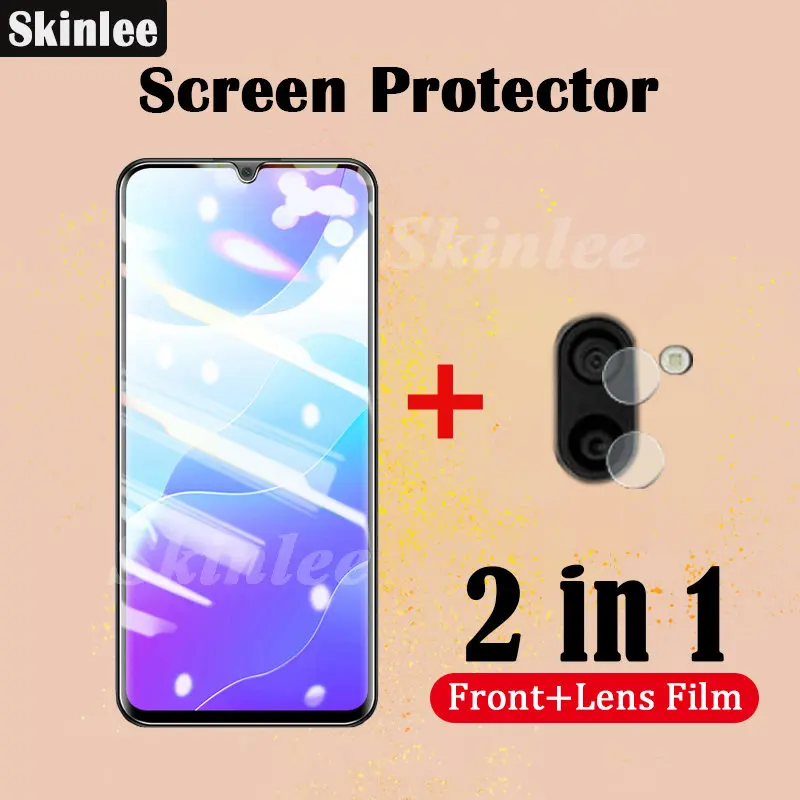 Skinlee 2 in 1 Film For Sharp AQUOS R3 Screen Protection Film Tempered