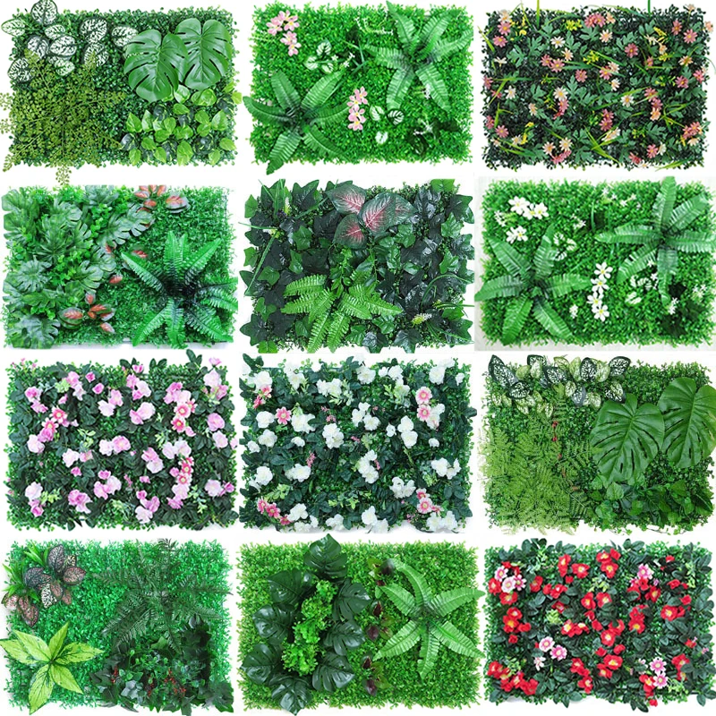 Artificial Plastic Lawn for Home Decoration, Fake Grass, Wall Plant, Garden, Outdoor, Indoor, Store